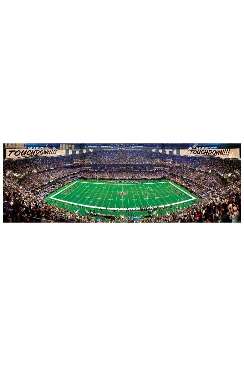 New Orleans Saints 1000pc Pano Puzzle, Alternate, color, Multicolor