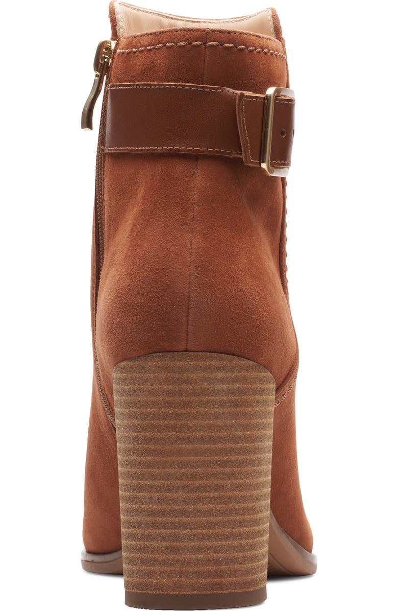 Clarks<sup>®</sup> Freva85 Buckle Bootie, Alternate, color,