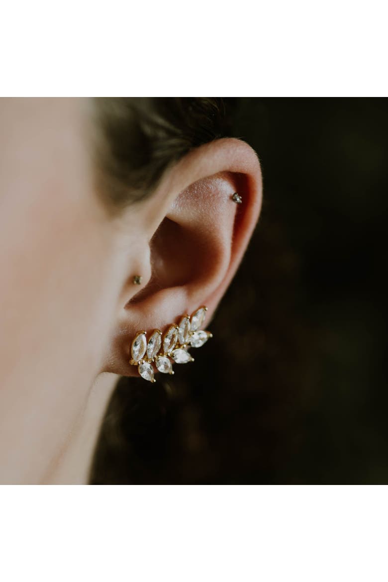 Luxe Marquise Bridal Earrings, Alternate, color, Clear Crystals