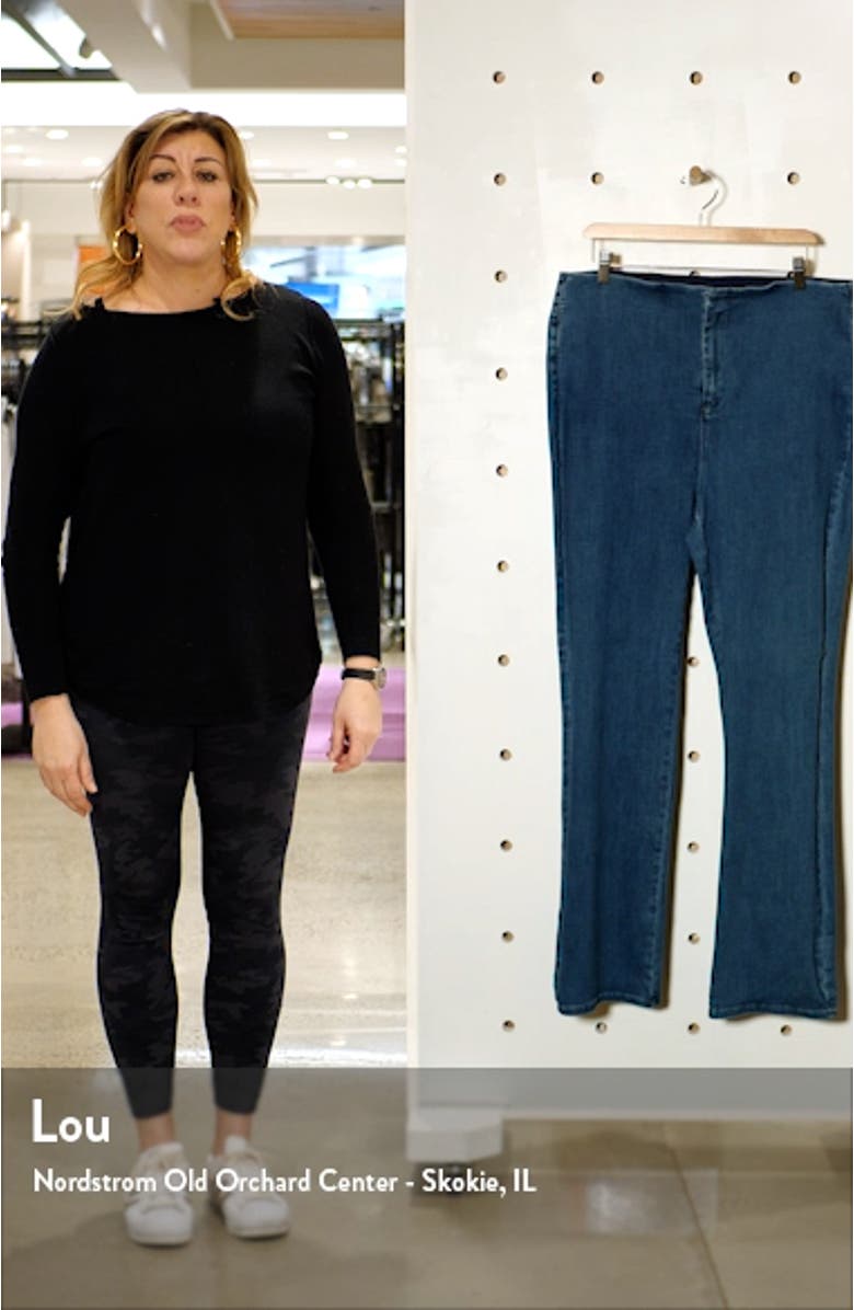 Marilyn Flat Front Slim Straight Leg Jeans, sales video thumbnail