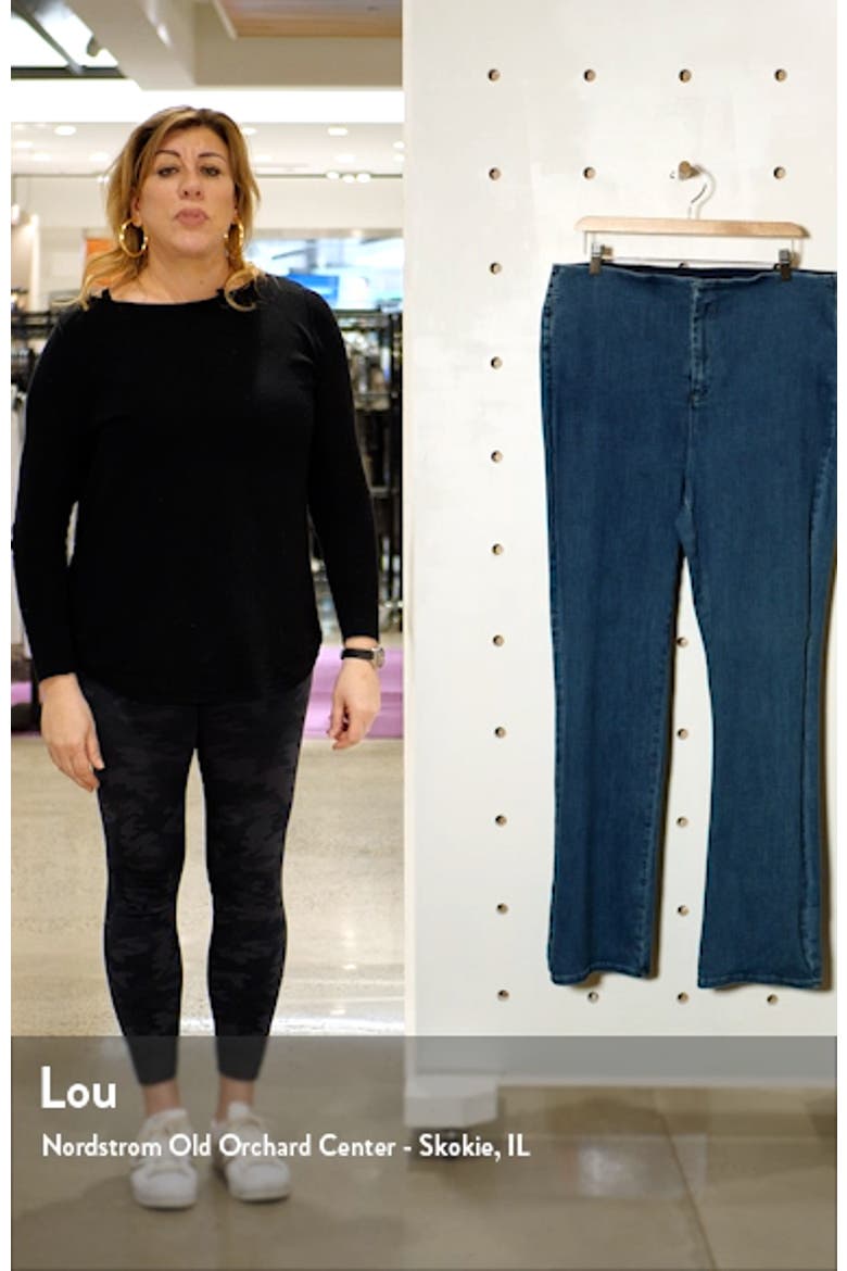 Marilyn Flat Front Slim Straight Leg Jeans video
