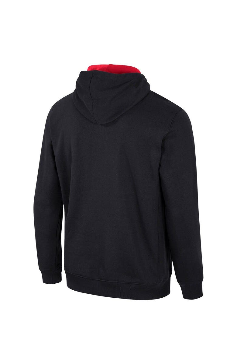 COLOSSEUM Men's Colosseum Black NC State Wolfpack Half-Zip Hoodie, Alternate, color, Black