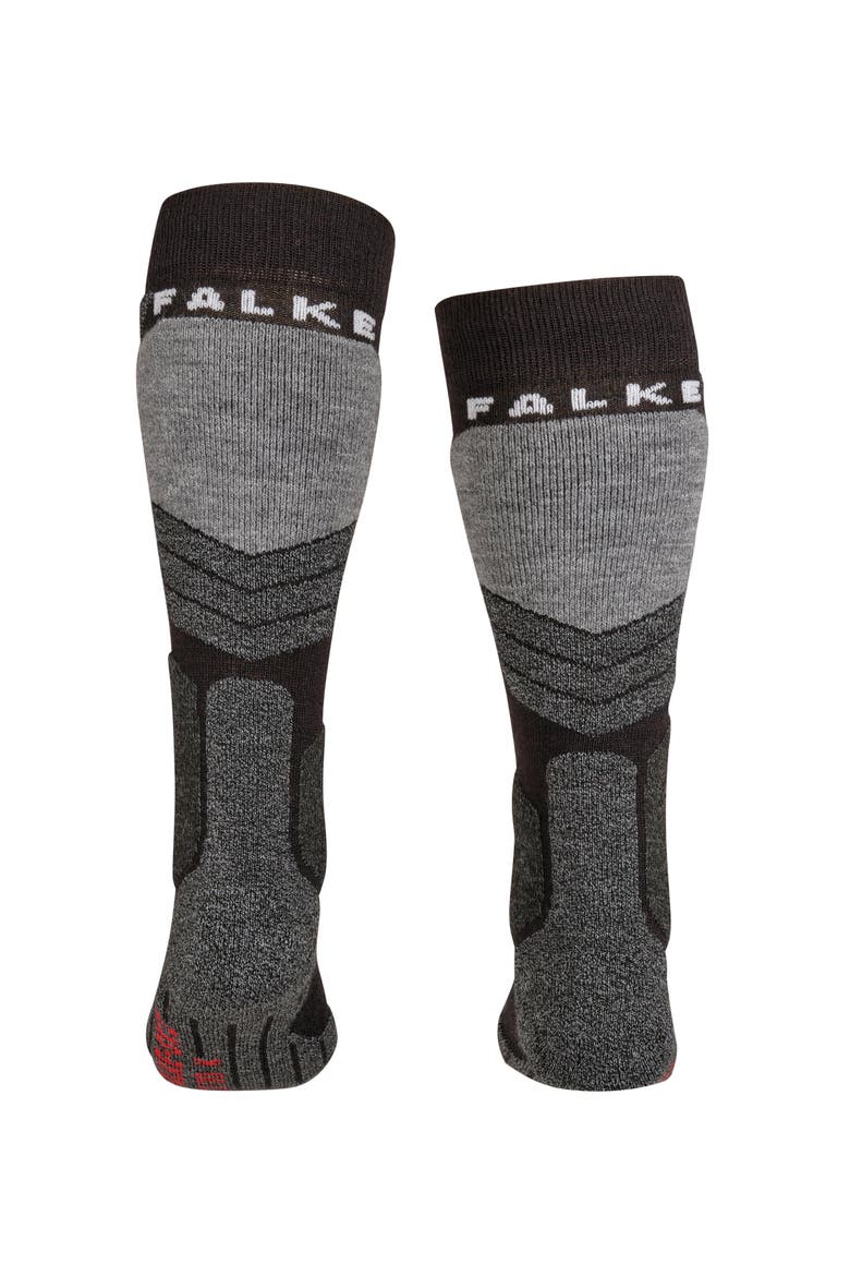 SK2 Intermediate Ski Socks, Alternate, color, Black-Mix