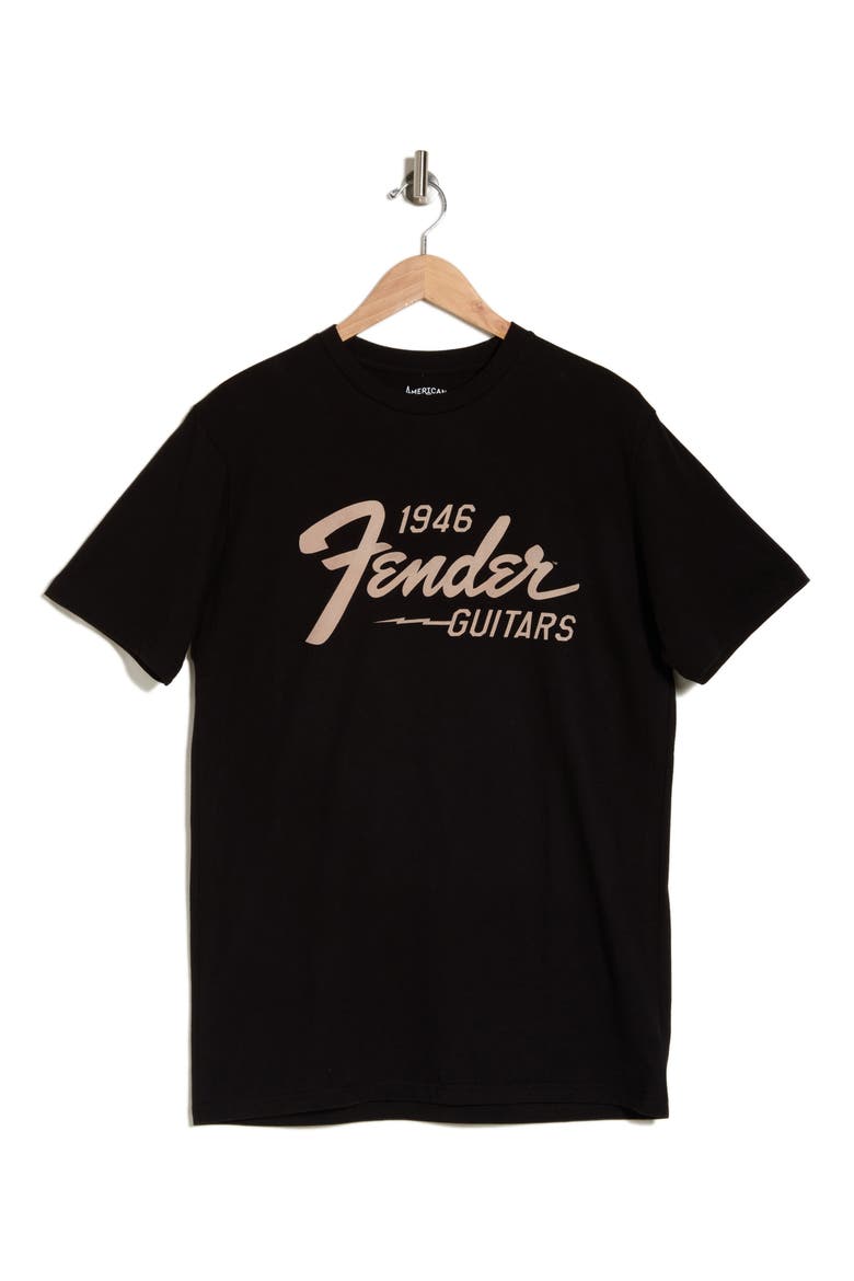 Fender Cotton Graphic T-Shirt, Alternate, color, BLACK