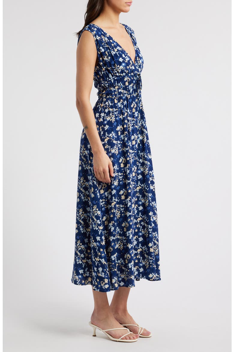 Lilith Floral Dress, Alternate, color, NAVY FLORA