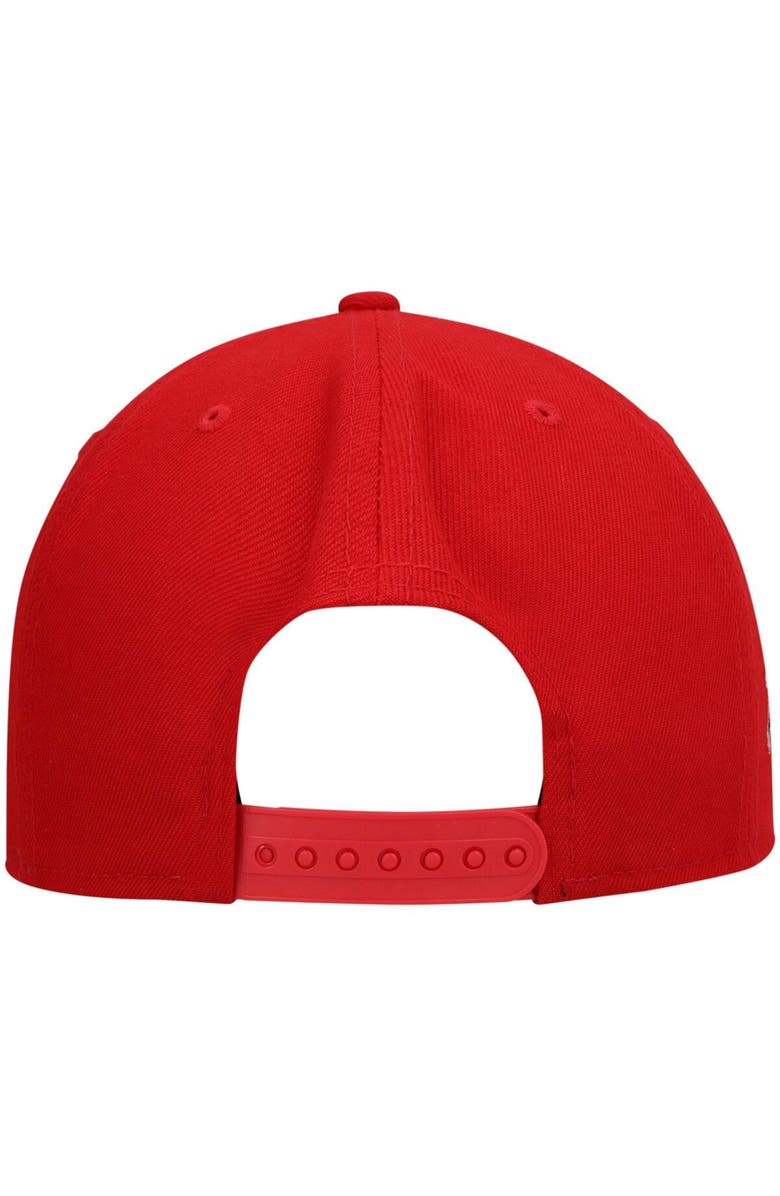 New Era Men's New Era Red Tampa Bay Buccaneers Super Bowl LV Champions Retro Script 9FIFTY Snapback Hat, Alternate, color, 