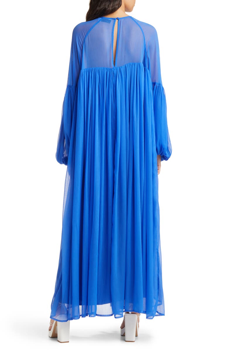 ASOS DESIGN Gathered Midi Dress, Alternate, color,