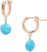 Nashelle Lucia Quartz Huggie Earrings