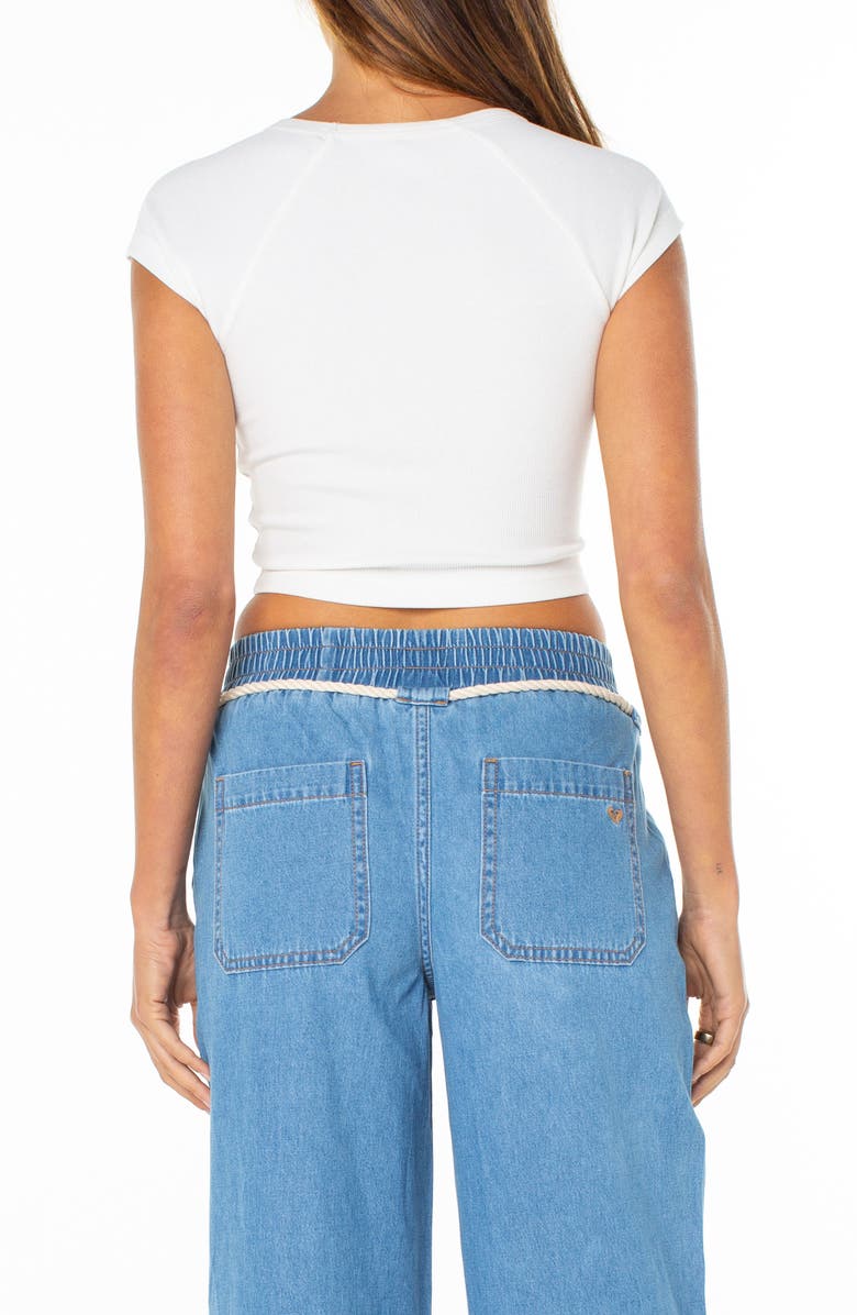 Roxy Beach Day Crop Graphic T-Shirt, Alternate, color, 