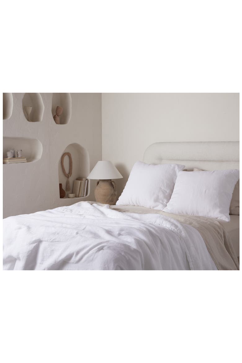 Everyday Linen Quilt, Alternate, color, WHITE