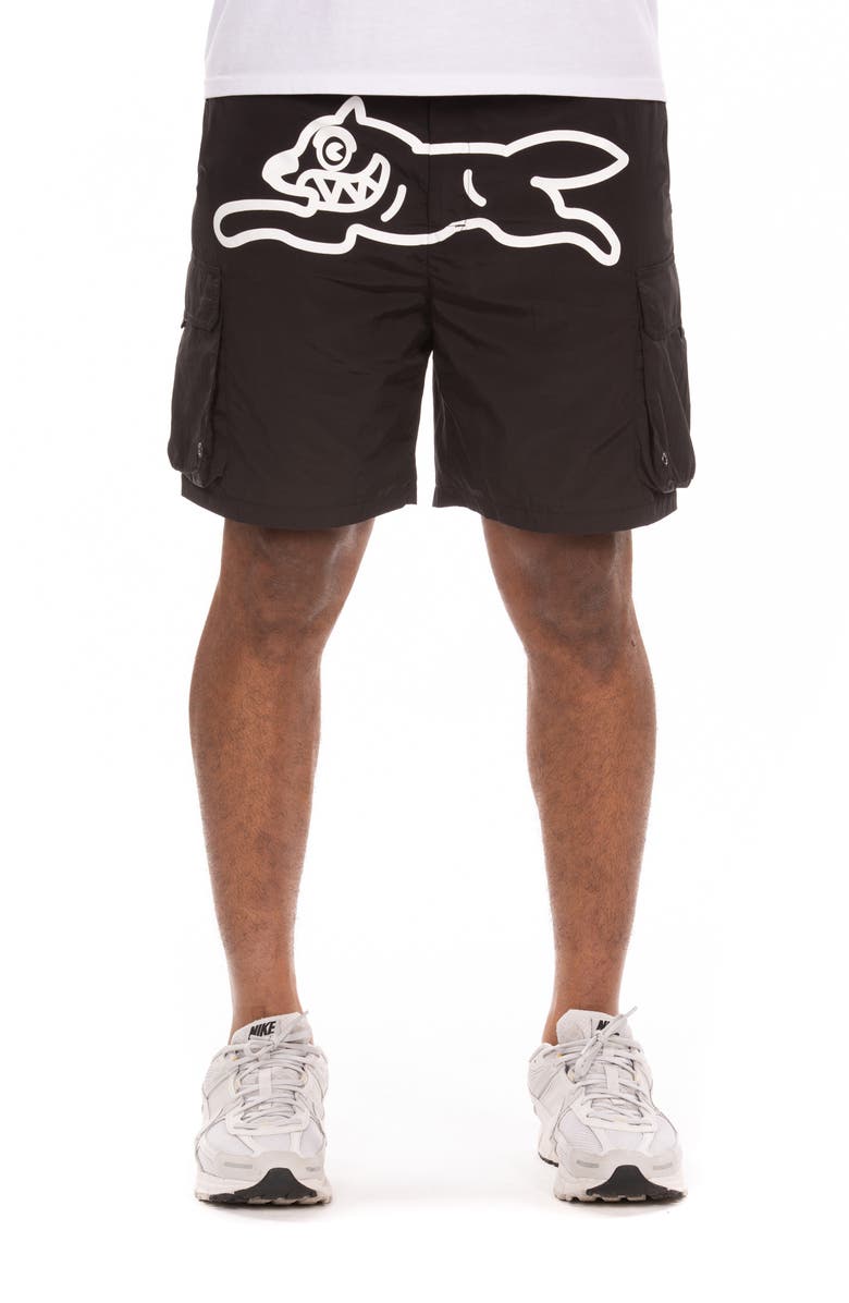 ICECREAM Breeze Cargo Shorts, Main, color, Black