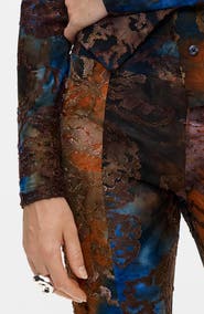 Desigual Devoré Stretch Cotton Pants