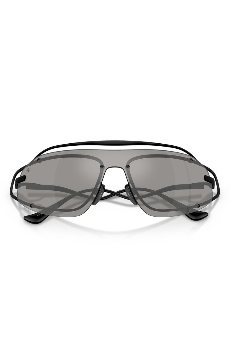 Ferrari 132mm Rimless Rectangular Sunglasses, Alternate, color, 