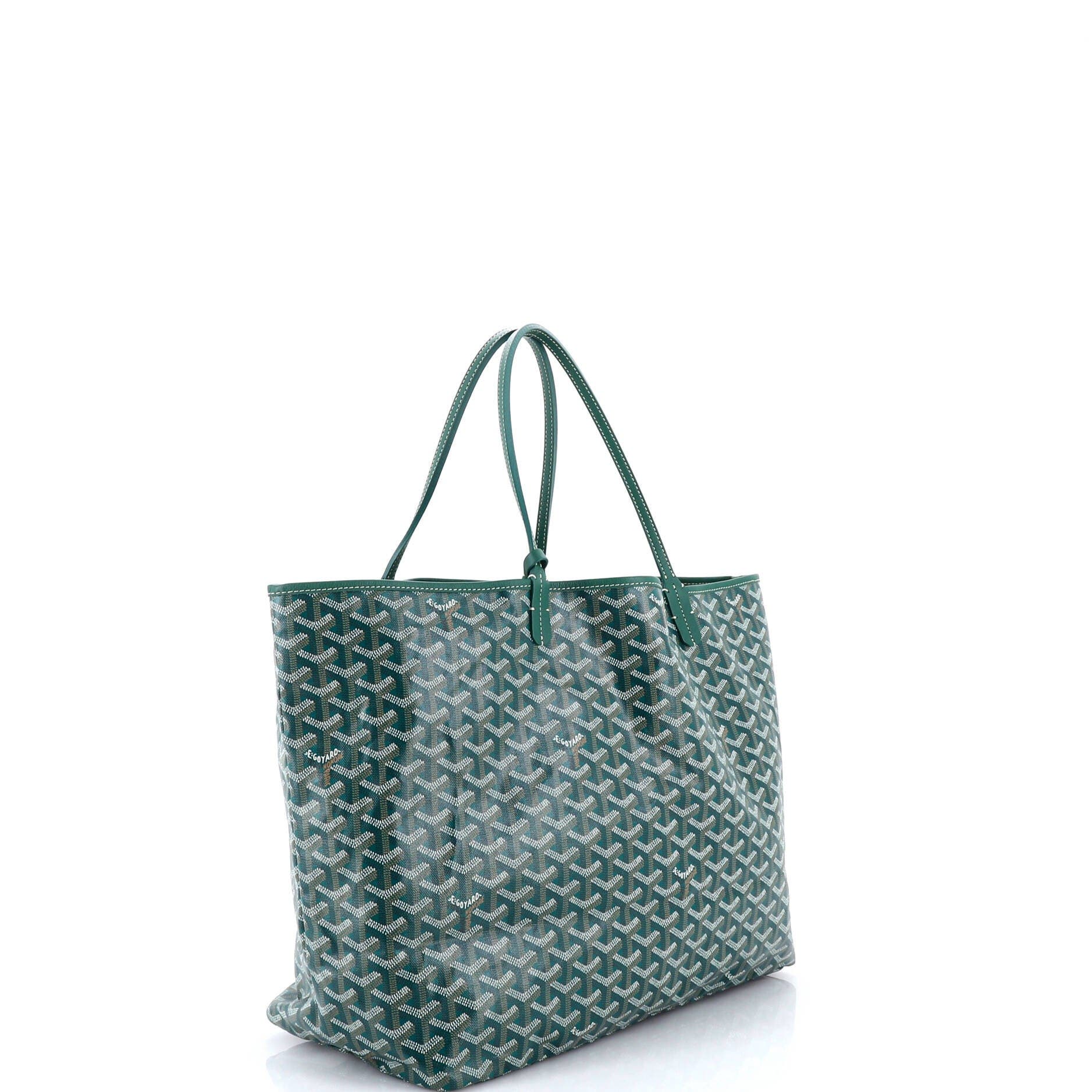 Pre-Owned Goyard Saint Louis Tote Coated Canvas GM, Alternate, color, Green