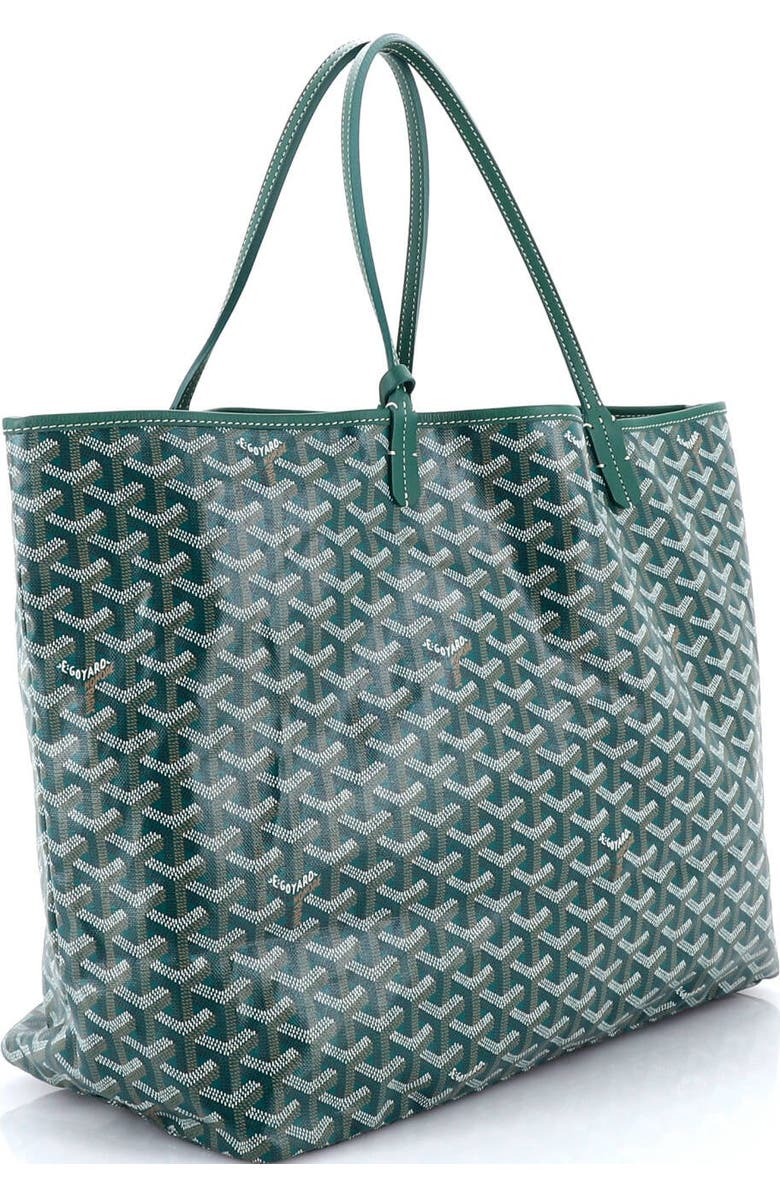 Pre-Owned Goyard Saint Louis Tote Coated Canvas GM, Alternate, color, Green