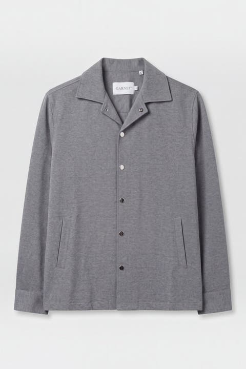 Men's Regular-fit Knit Bomber Jacket