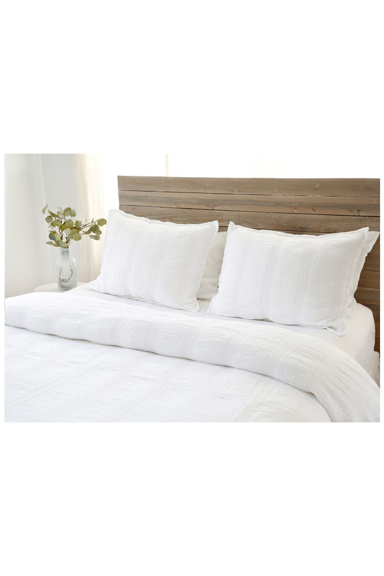 Nantucket Matelassé Blanket, Alternate, color, WHITE