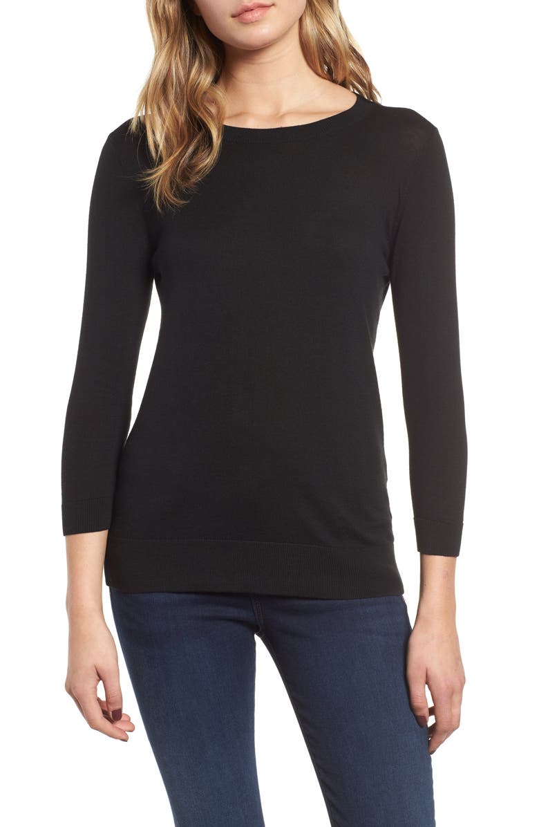 1901 Back Button Crewneck Sweater, Main, color,
