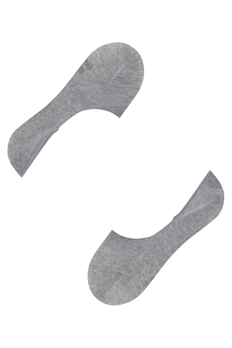 Step Cotton No Show Socks, Alternate, color, Light Grey Melange