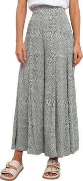 Petal & Pup Neveah Floral Print Wide Leg Pants