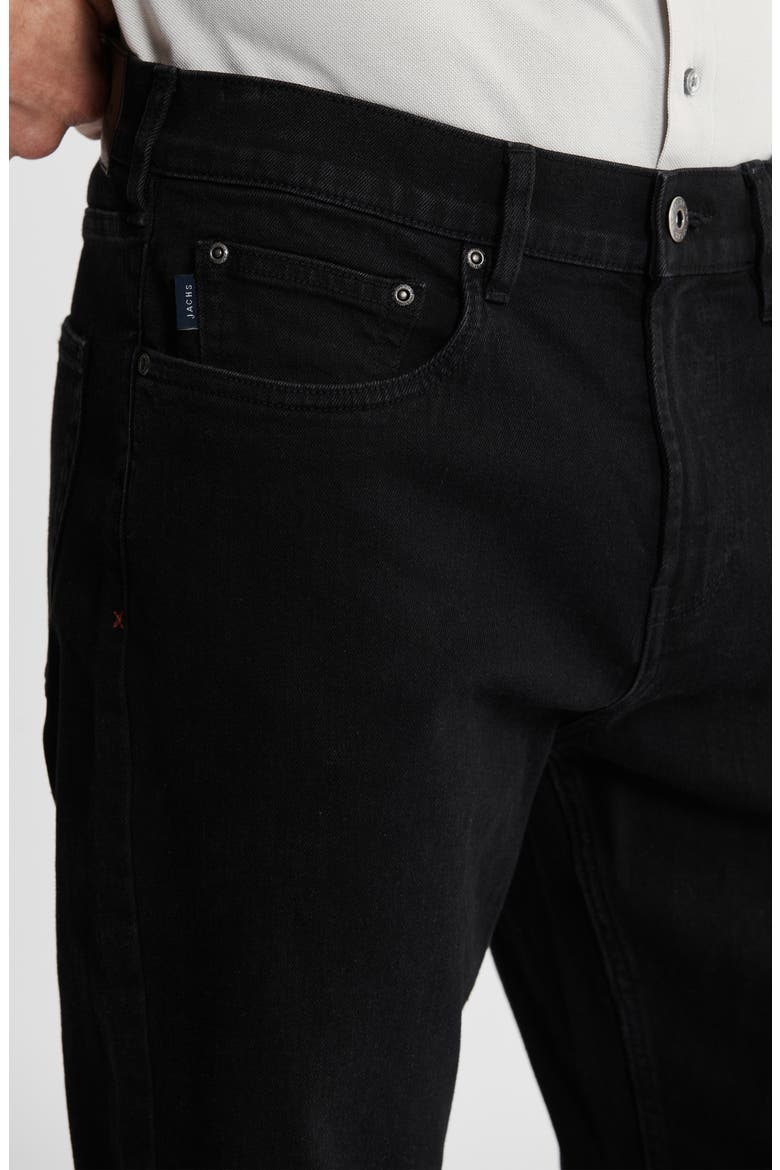 Crown Straight Leg Jeans, Alternate, color, BLACK WASH