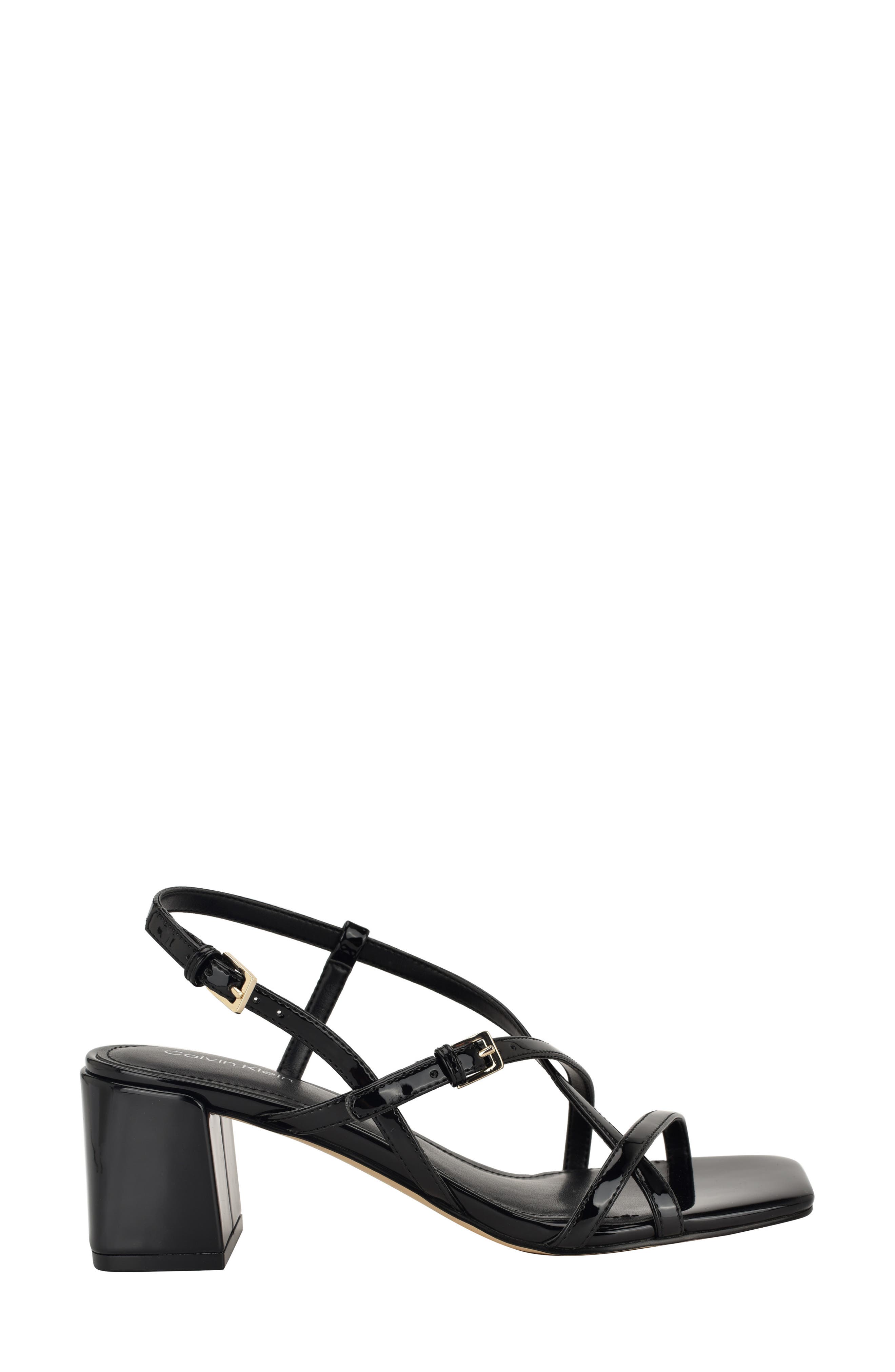 Calvin Klein Pandy Slingback Sandal, Alternate, color, Black