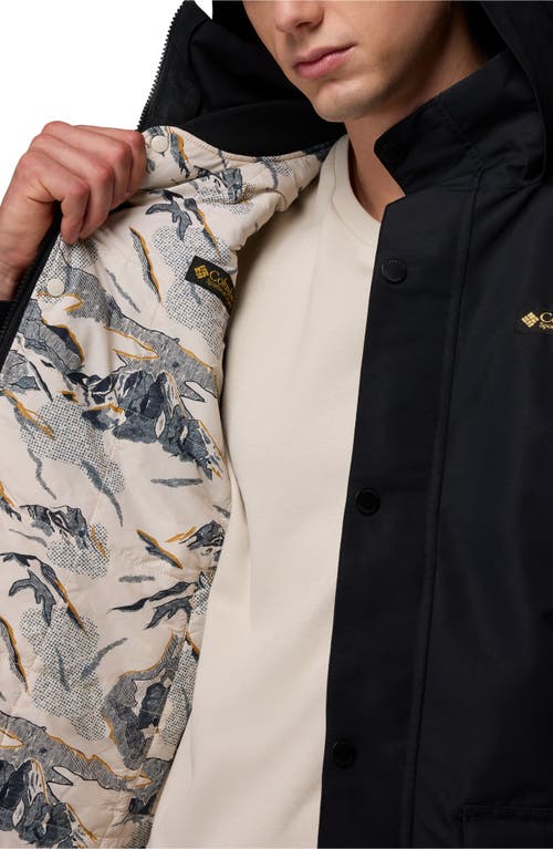 Columbia High Cascades 3-in-1 Reversible Hooded Jacket In Black