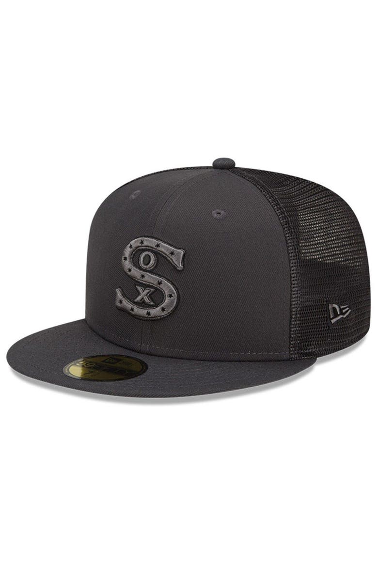 Men's New Era Graphite Chicago White Sox 2022 Batting Practice 59FIFTY Fitted Hat, Alternate, color, Graphite