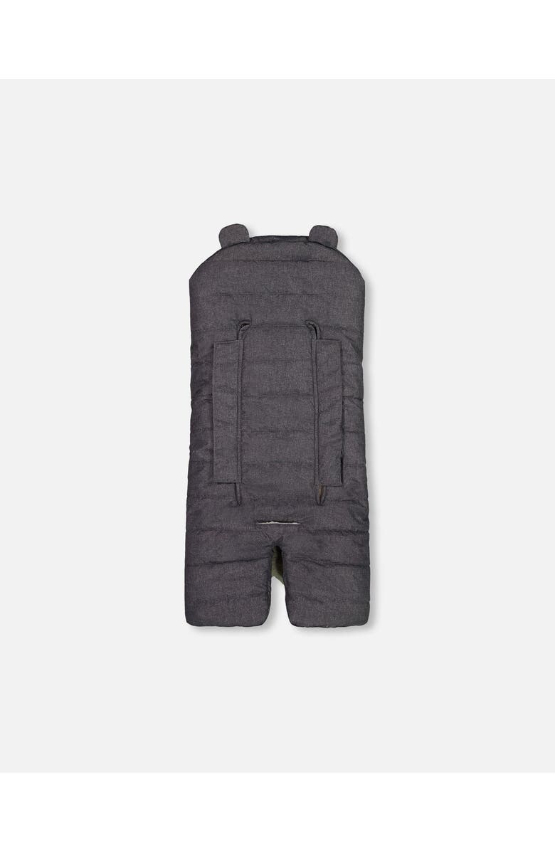 Deux par Deux Baby Unisex Snuggly Wrap Textured Gray For Car Seat And Stroller, Alternate, color,
