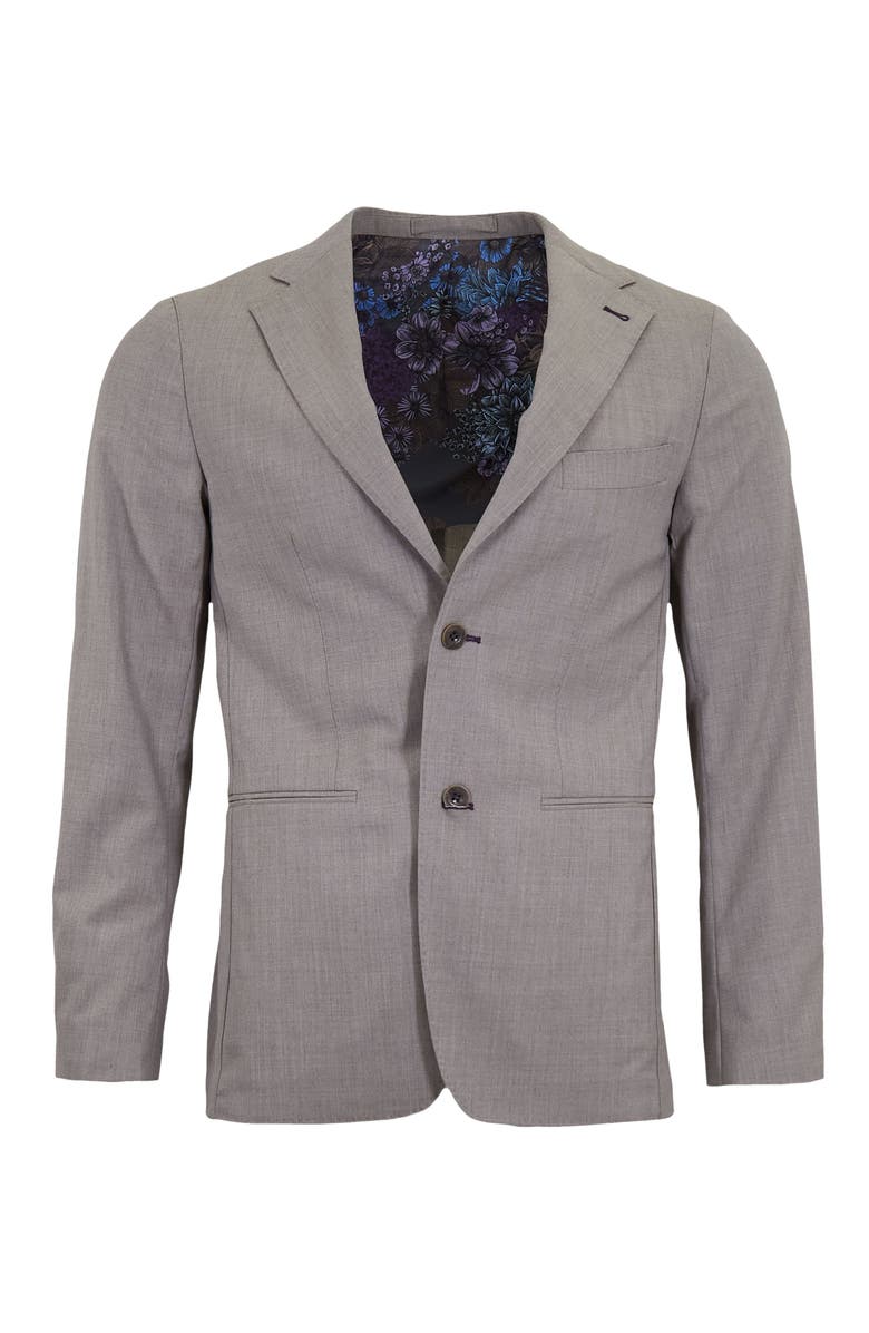Lords of Harlech Judd Half Lined Tailored Wool Blazer, Alternate, color, Oak Brown