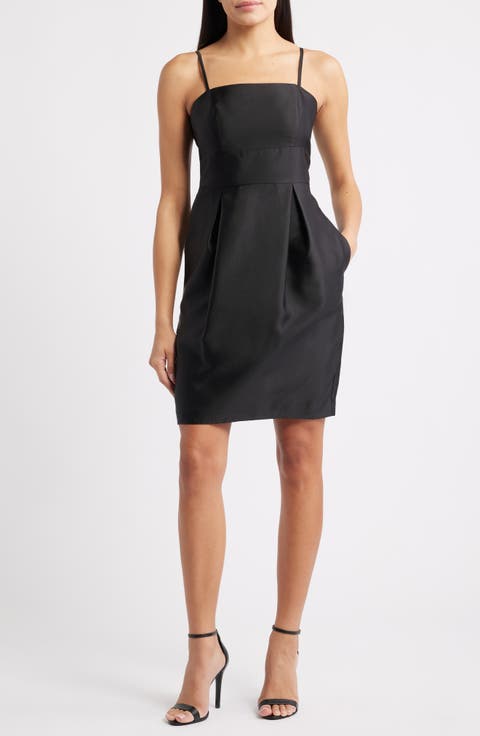 Satin Twill Cocktail Dress