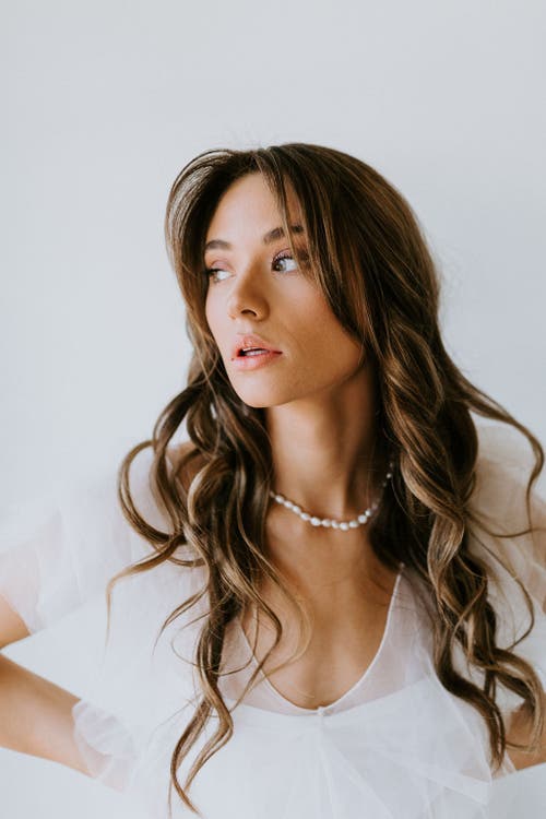 Untamed Petals Alyx Freshwater Pearl Necklace In White