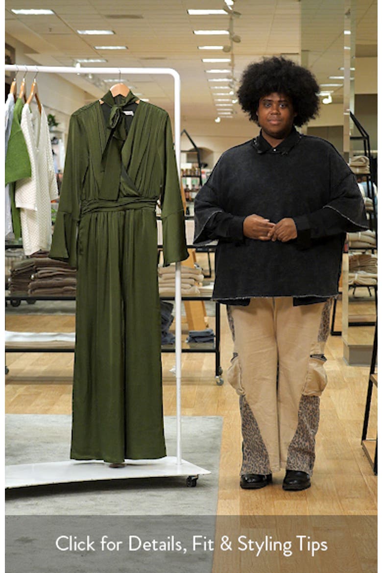 Bell Sleeve Wide Leg Jumpsuit video