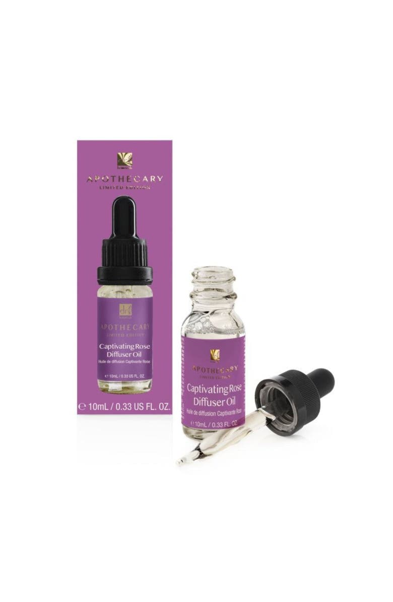DR BOTANICALS Captivating Rose Diffuser Oil 10ml for Anti-Aging, Brightening, Main, color, White