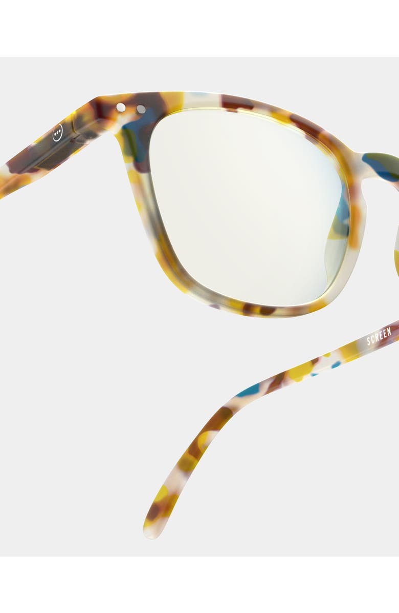IZIPIZI #E 49mm Trapeze Screen Glasses, Alternate, color, Blue Tortoise