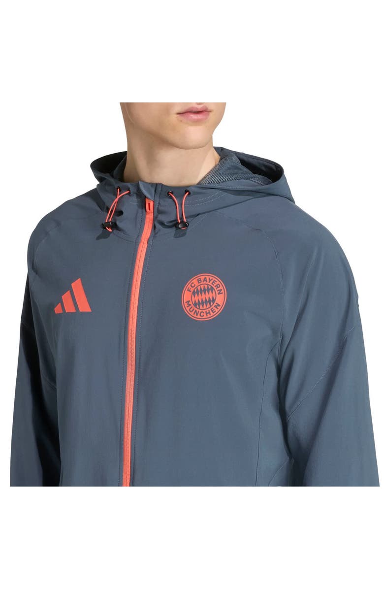 adidas Men's adidas Gray Bayern Munich 2025/26 Tiro Vis Tech Travel Jacket, Alternate, color, Gray