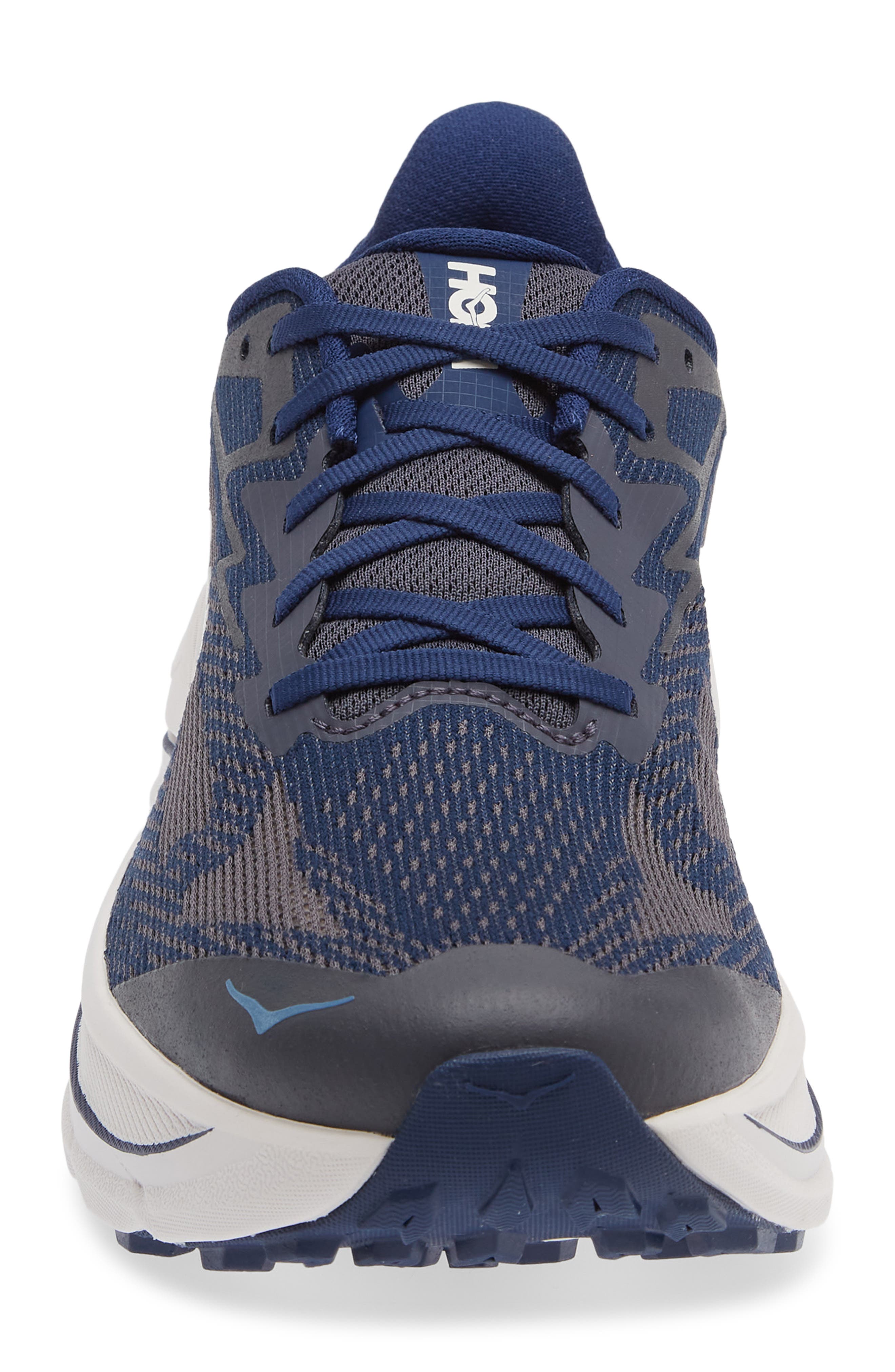HOKA Challenger 8 Trail Running Shoe, Alternate, color, Midnight Blue / Grout