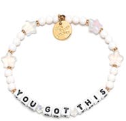 Little Words Project You Got This Stargaze Beaded Stretch Bracelet
