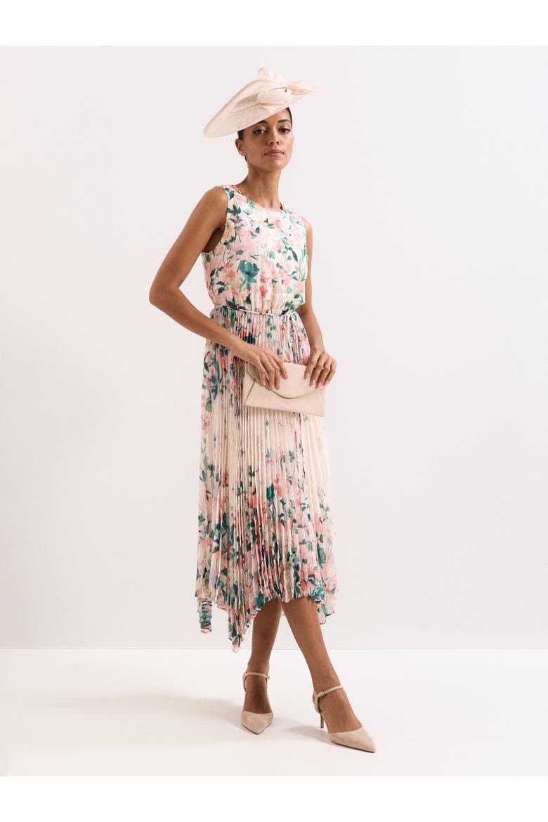 Georgiana Sleeveless Midi Dress, Main, color, Pale Pink