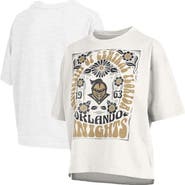 PRESSBOX Women's Pressbox White UCF Knights Harmony Oversized T-Shirt