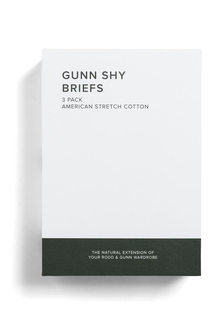 3-Pack Gunn Shy Briefs, Alternate, color, BLACK