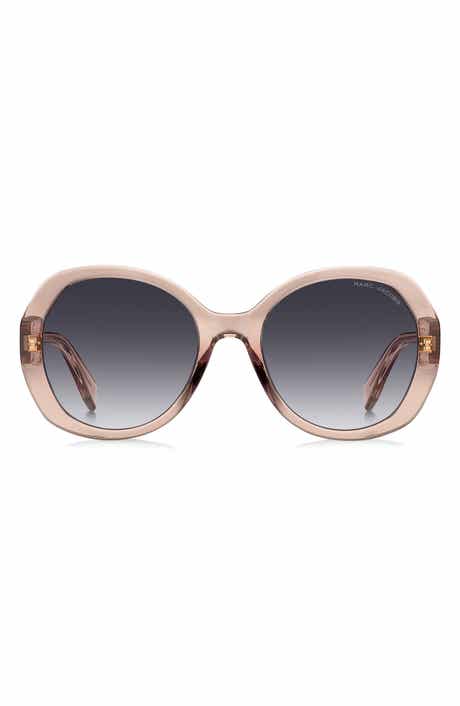 55mm Gradient Oval Sunglasses