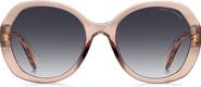 Marc Jacobs 55mm Gradient Oval Sunglasses