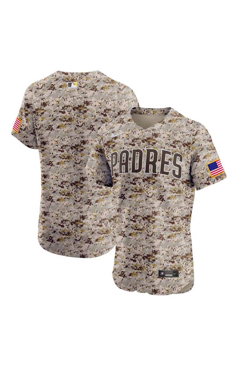 Nike Men's Nike Camo San Diego Padres Alternate 2  Elite Jersey, Main, color, 