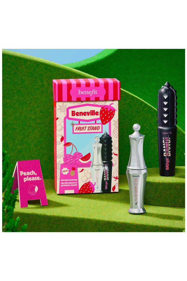 Beneville Fruit Stand Mini Mascara & Brow Gel Gift Set $32 Value, Alternate, color, NO COLOR