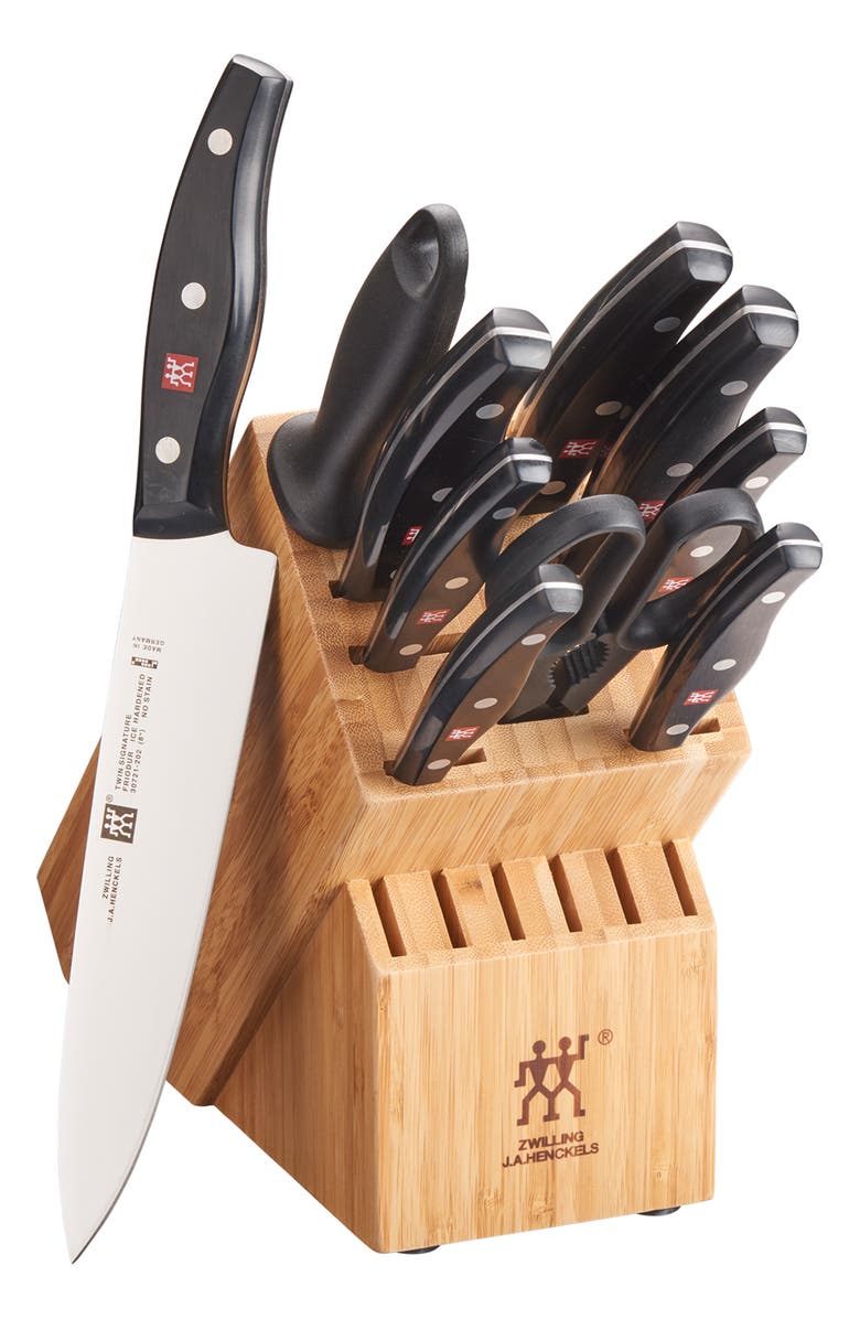 ZWILLING TWIN Signature 11-Piece Knife Block Set, Main, color, NO COLOR