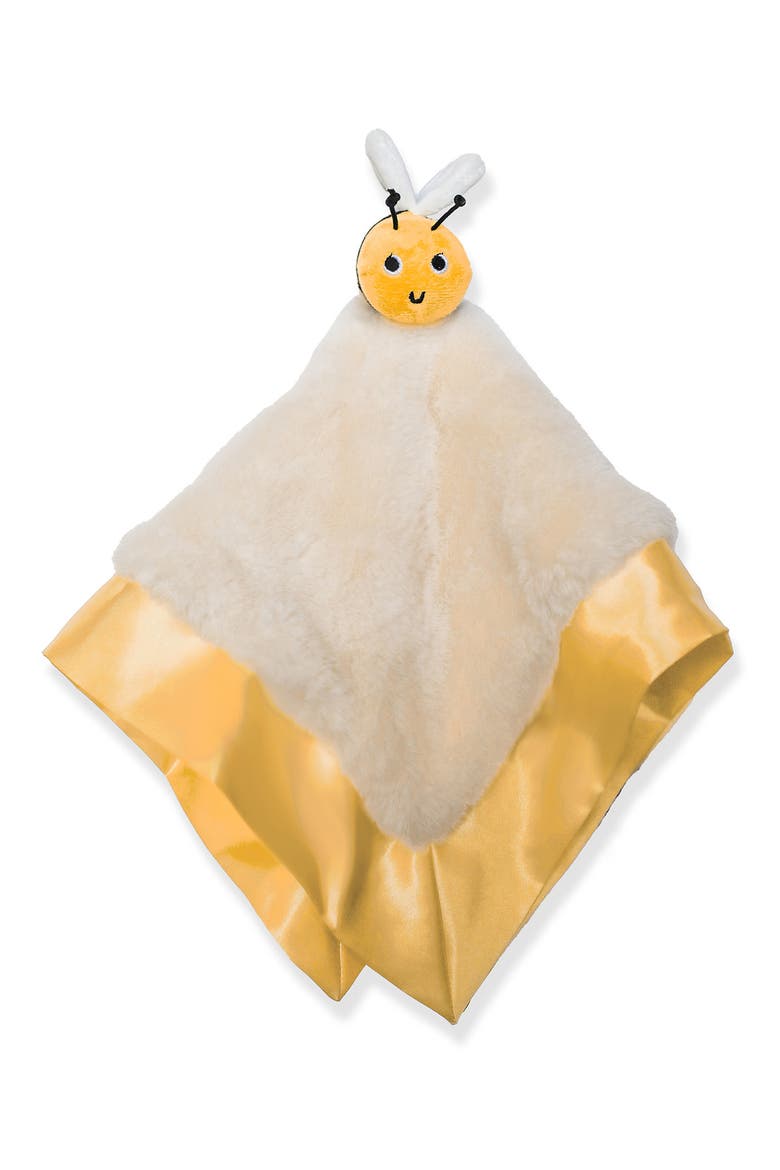 Little Lovey & Soother Blanket, Main, color, YELLOW/ YELLOW