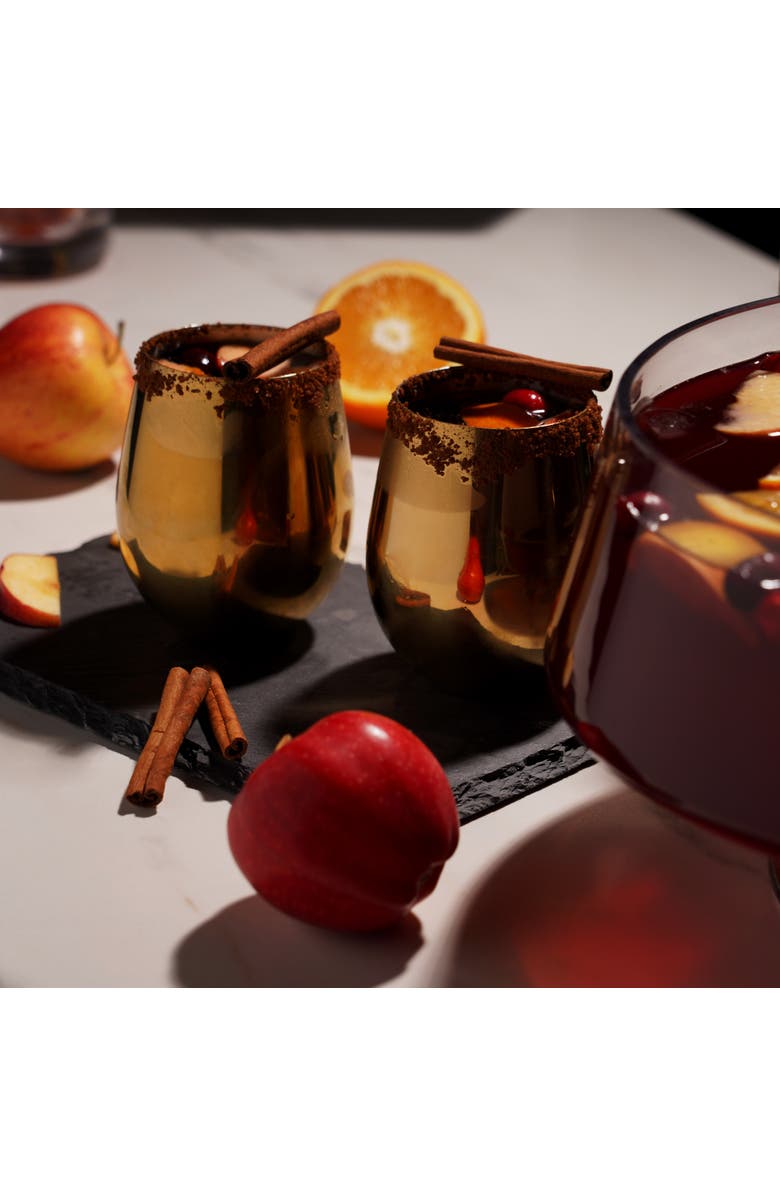 Viski Stemless Wine Glasses Set of 2, Alternate, color,