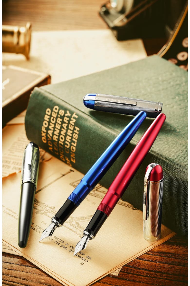 Skyline Black SIlver Ballpoint Pen, Alternate, color, Black / Silver
