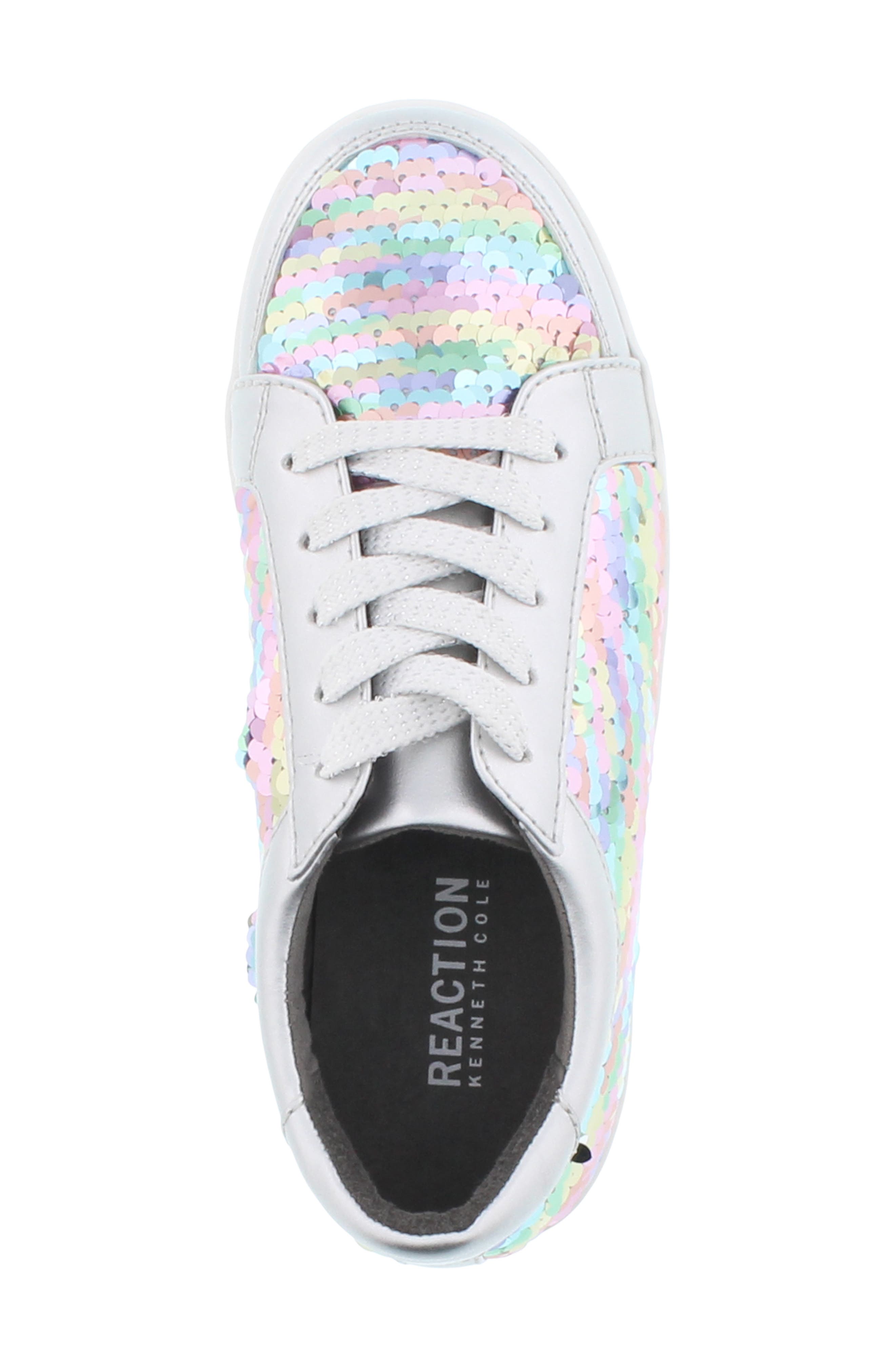 Reaction Kenneth Cole Luna Rosie Rainbow Sequin Sneaker, Alternate, color, 